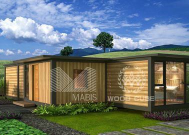Hızlı Kurulum Modern Prefabrik Evler 3 Yatak Odası Tipi Sandviç Duvar Paneli Yapısı