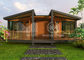 Hızlı İnşaat Prefabrik Modüler Evler Lüks Tatil Köyü Kullanımı Güzel Kaplama Tasarımı