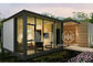 İyi Tasarım Modern Prefabrik Evler Hafif Çelik Çerçeve 2 Yatak Odası Living Residence Tipi